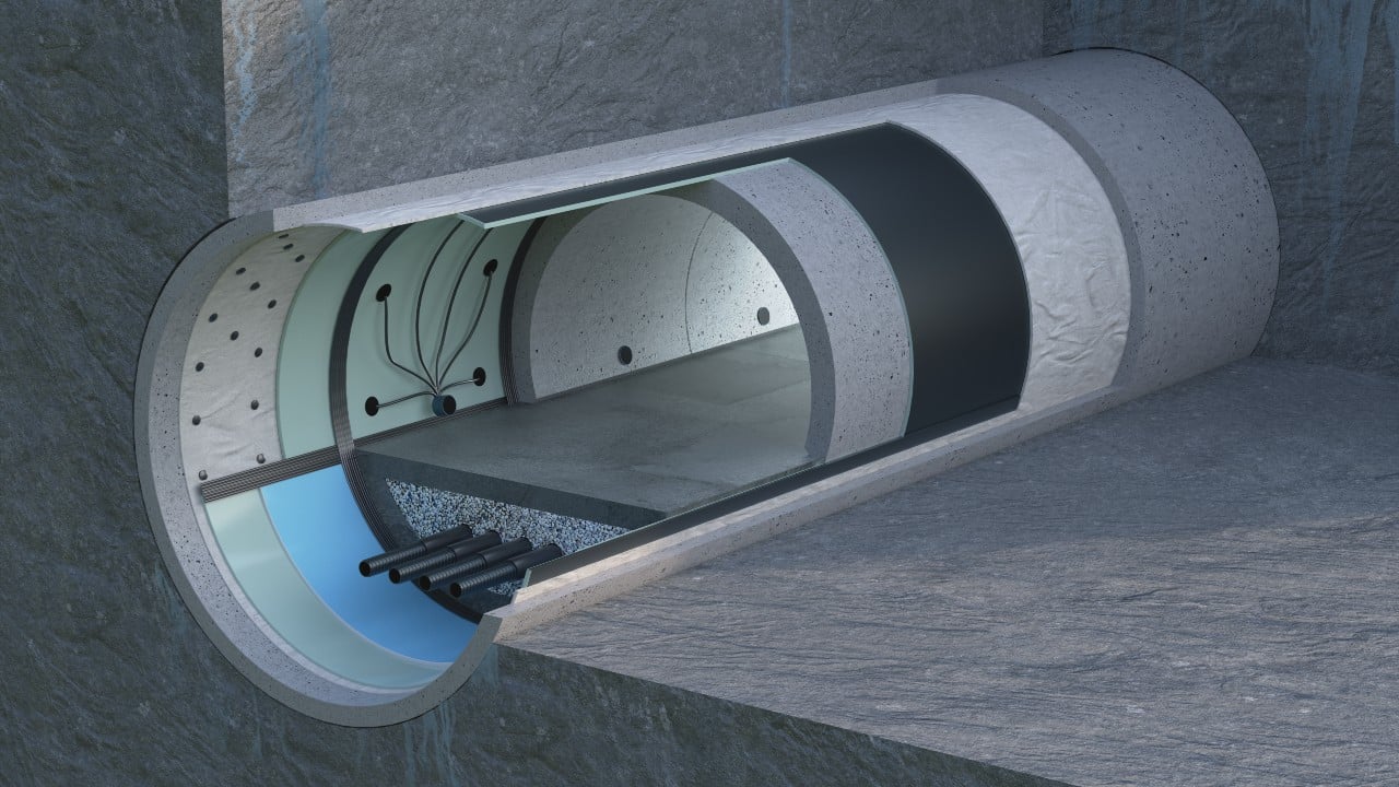 Single / Double Barrier System - Mined Tunnel